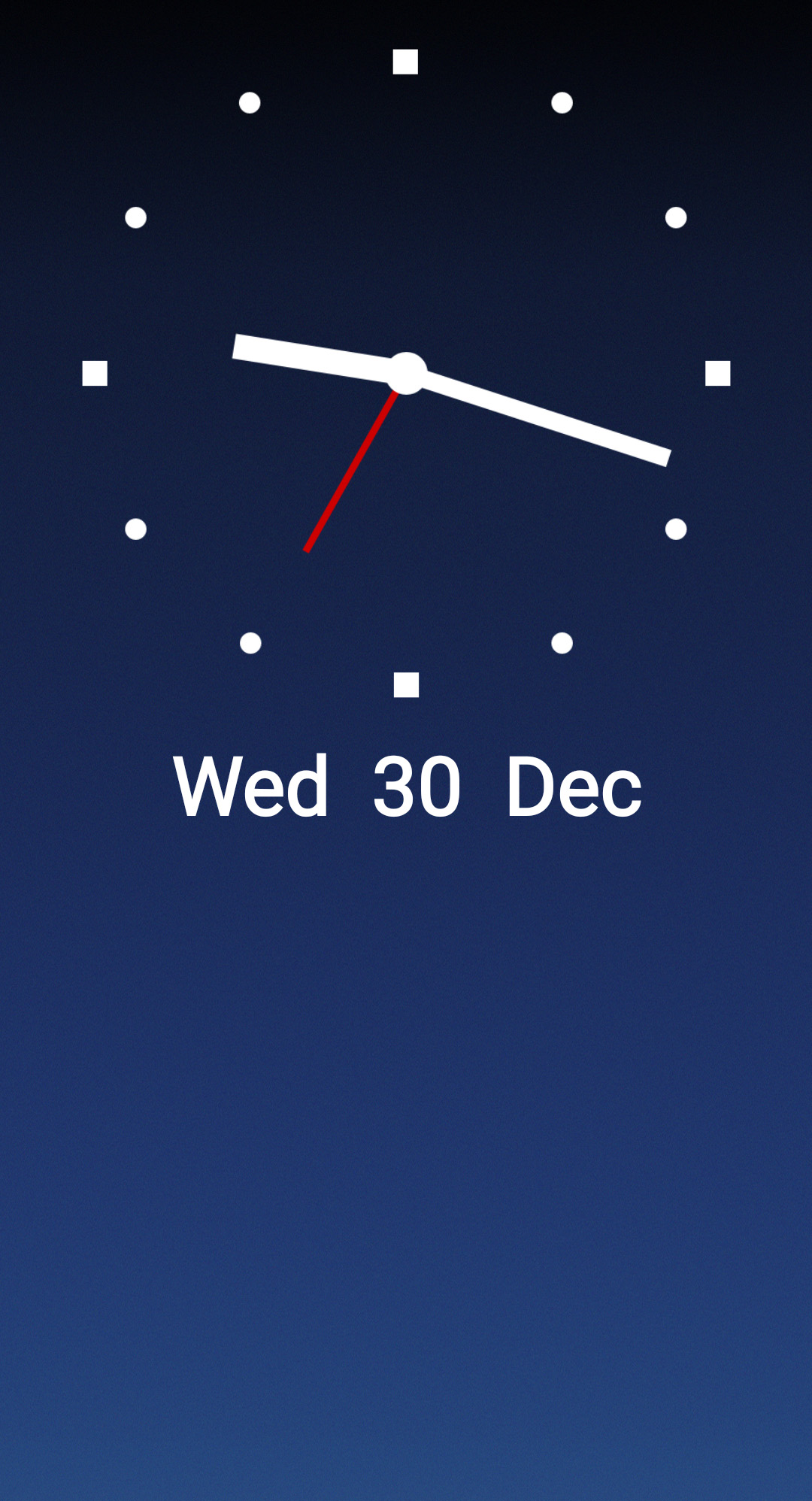 Alarm Clock widget